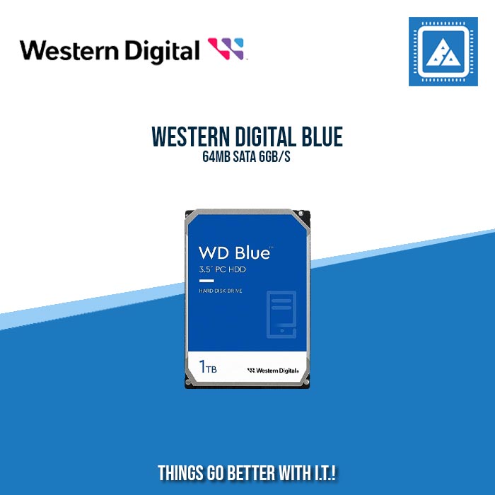 WESTERN DIGITAL 1.0TB CAVIAR BLUE 64MB SATA 6GB/S WESTERN DIGITAL 1.0TB CAVIAR BLUE 64MB SATA 6GB/S